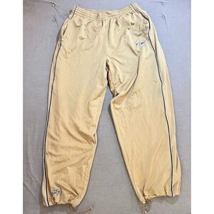 Nike Flight Set It Off Pants Adult 2XL Beige Logo Drawstrings Sweat Pants 34x32.
